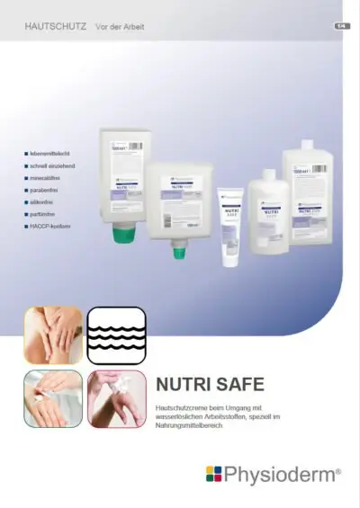 Nutri Safe Hautschutzchutzcreme Physioderm 1 Liter Neptuneflasche – Bild 2