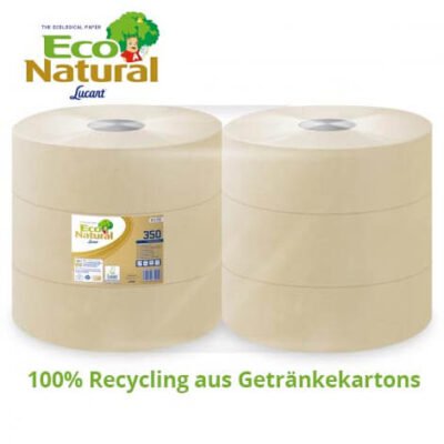 Toilettenpapier Großrolle Eco Natural 6 Rollen