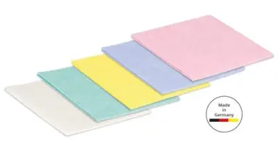 Vlies Allzwecktuch 125 gr blau, 38 x  38 cm, CV 82% PP 18%, 1/4 Faltung , universell einsetzbar, gute Schmutzaufnahme für Trocken-,Sprüh- und Feuchtreinigung, strapazierfähig, saugstark, lange halt- und waschbar, 200 Stück im Karton