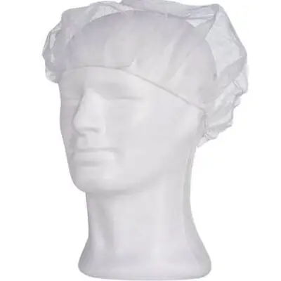 weiße Vlies Einmalhaube
