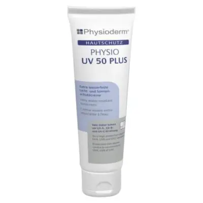 Physiotherapie UV Sonnenschutzcreme LSF 50+