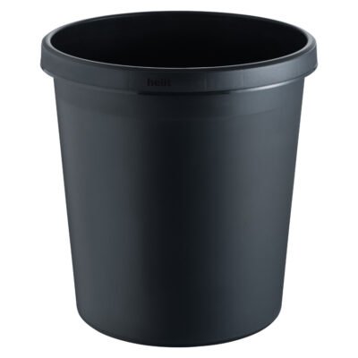 Abfallbehälter Büromülleimer 18 Liter schwarz rund