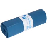 PREMIUM Müllsäcke DEISS  10023, 140 Liter, 60 µm, blau aus LDPE700+200x1100x0,06 mm blau, 20 Stück auf der Rolle, 10 Rollen im Karton. Art.Nr.: 10023