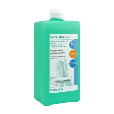 Softa-Man Acute Händedesinfektion 1 Liter, 10 Flaschen im Karton