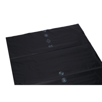Die schwarzen Müllsäcke messen 700 x 1100 mm und haben eine Stärke von 100µm. Sie sind besonders geeignet für die effiziente Abfallsammlung.