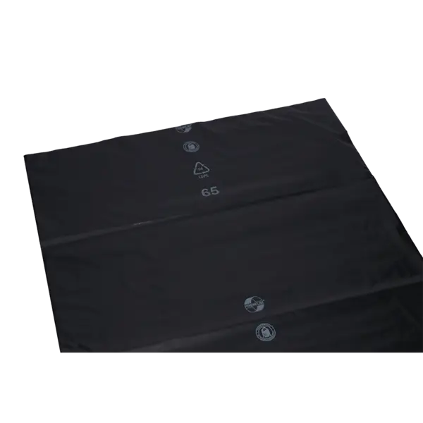 Die schwarzen Müllsäcke messen 700 x 1100 mm und haben eine Stärke von 100µm. Sie sind besonders geeignet für die effiziente Abfallsammlung.