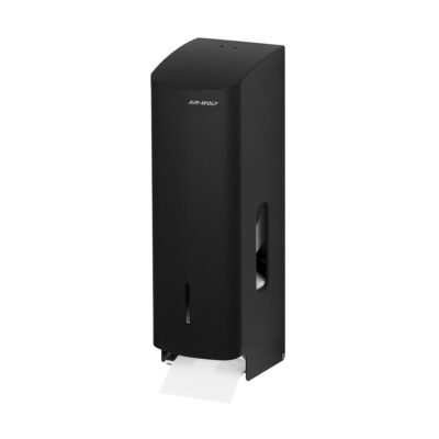 WC Papierspender Serie Alpha Stahl schwarz